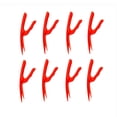thumbnail image 1 of KAKOWELY 8Pcs Portable Crawfish Peel Tool for Shrimp Shell Removal and Prawn Deveining Red POM Material, 1 of 8