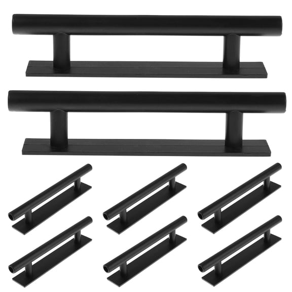 KAKOWELY 8Pcs Secure Grip Black Abs Shutter Lift Handle for Sliding Glass Doors