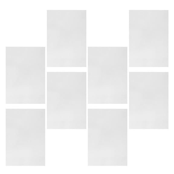 KAKOWELY Shrink Plastic Sheets for Crafts Beginners 8Pcs 7.9X5.7X0.04In