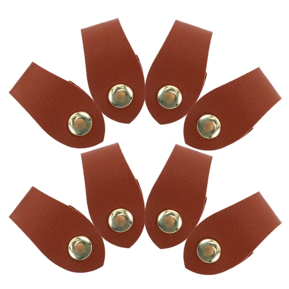 KAKOWELY 8Pcs DIY PU Snap Button Closures for Secure Purse and Wallet Craft