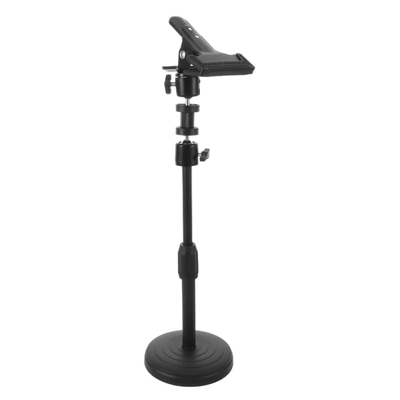 KAKOWELY Adjustable Black Cross Stitch Frame Stand with 360 Degree Rotation and Fine Tune Height for Sewing