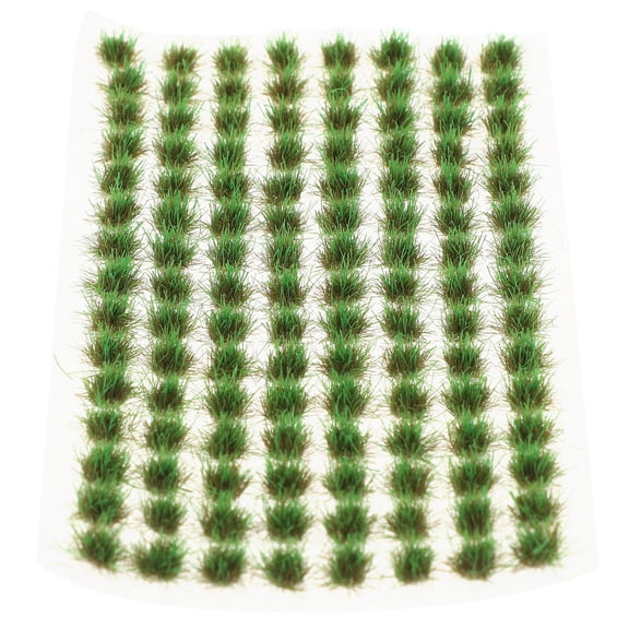 KAKOWELY Artificial Grass for Model Making Resin Grass Tuft Model 0.4X0.4X0.6In