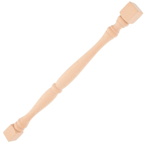 KAKOWELY Balusters For Stairs Cabinets Fences Furniture Posts Wooden Carving Post Khaki 13.0X0.9X0.9In 1Pack