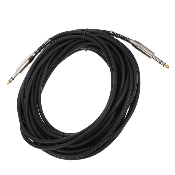 KAKOWELY Black Audio Connect Wire for Mic and Electric Guitar Durable Speaker Cable