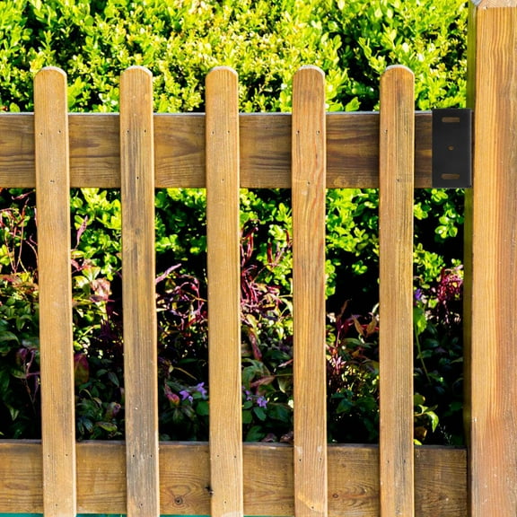 KAKOWELY Black Handrail Bracket 1Set Ideal for Deck Railing and Yard Projects with Universal Design