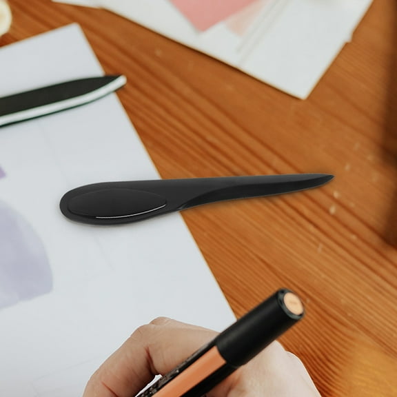 KAKOWELY Black Plastic Tailor Seam Crease Tool 3Pcs for and Cutting Art Paper