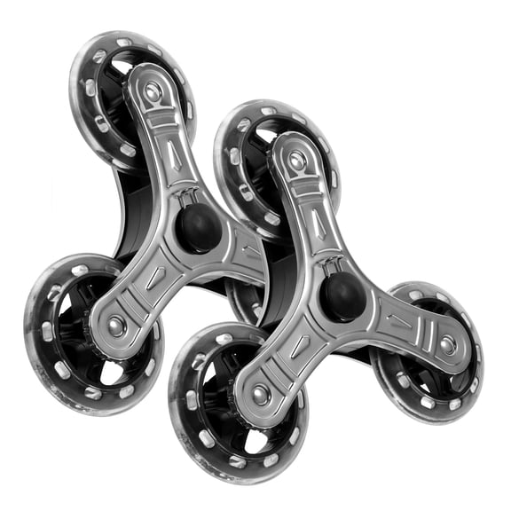 KAKOWELY Casters 1 Pair for Luggage Cart 8.84X8.84X1.97in