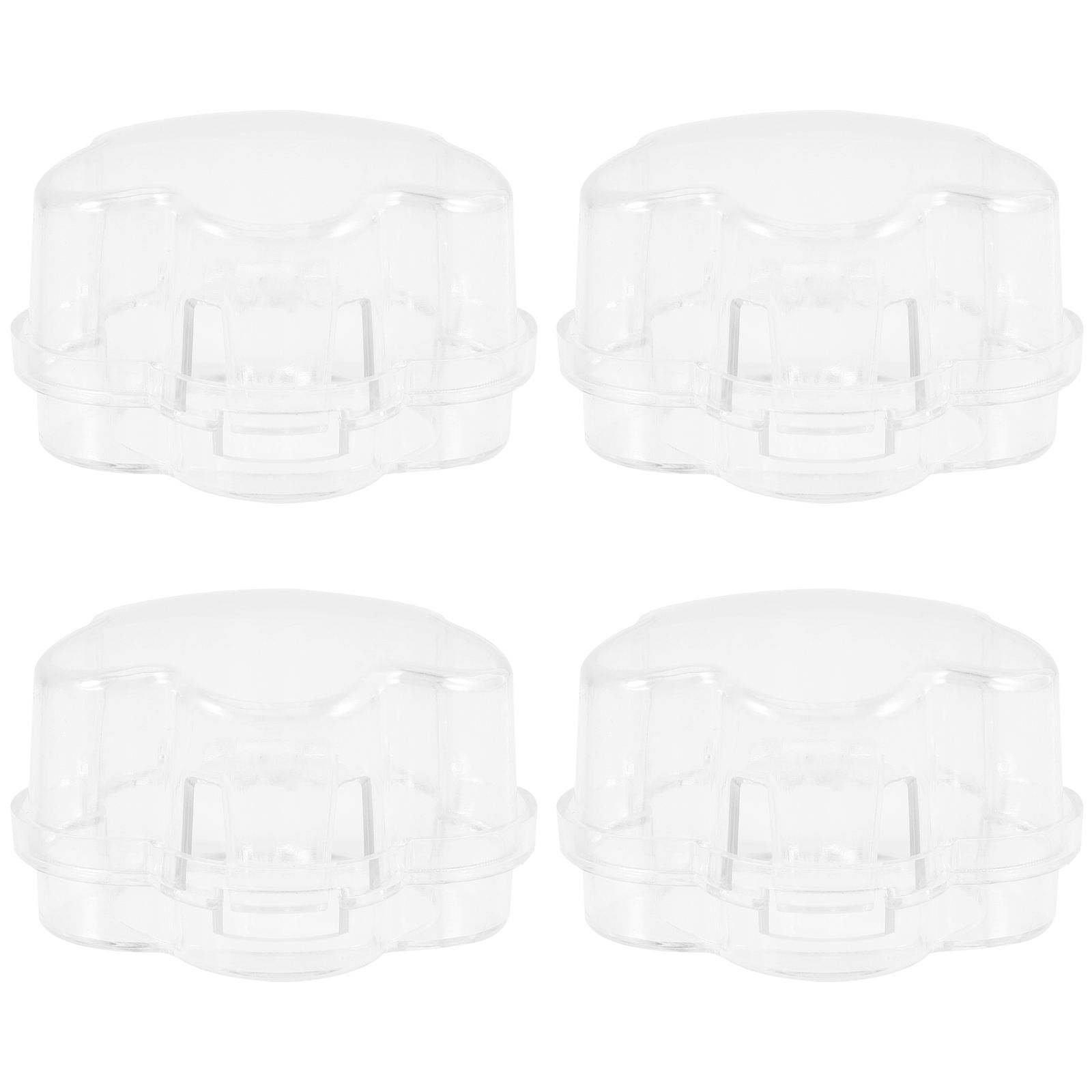 KAKOWELY Child Safety Guards Transparent Round Plastic for Gas Stove ...