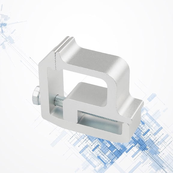 KAKOWELY Clamp for Camper Shell Plated Silver Aluminum Corrosion Resistant Durable Material Use