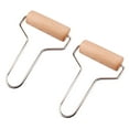 thumbnail image 1 of KAKOWELY Clay Roll Tool 2Pcs for Beginners and Experts Round Cylinder Khaki 14X8.5in, 1 of 8