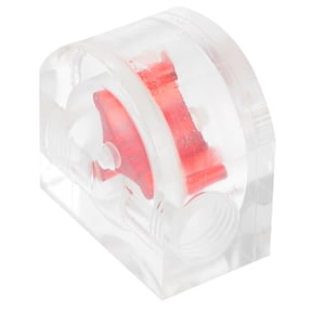 KAKOWELY Red Acrylic Water Cooling System Flow Indicator for Computers