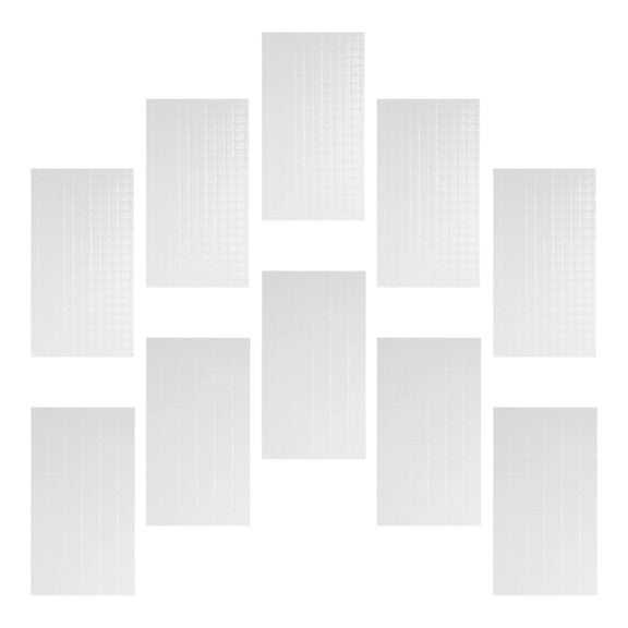 KAKOWELY Double Sided Adhesive Foam Sheets White for Home Use with Soft Protective Foam and Strong Stickiness