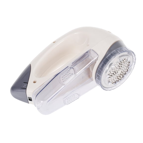 KAKOWELY Electric Fuzz Remover for Clothes with Compact Size and Built in Storage Box White