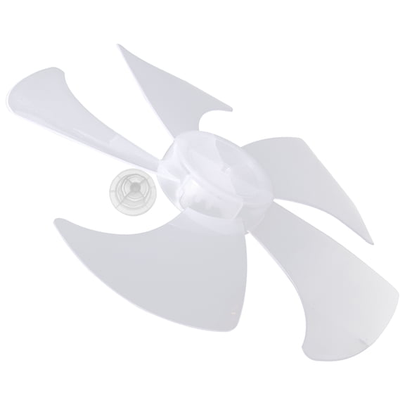KAKOWELY Fan Blade Universal for Electric Fan Replacement Transparent White 1Pcs