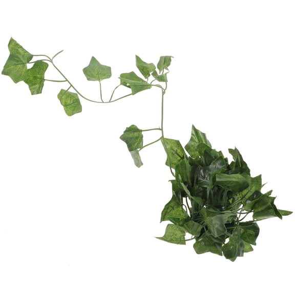 KAKOWELY Green Jungle Vines Rattan Strip for Reptile Habitat Natural Climbing Decor for Lizard Gecko and Aquarium