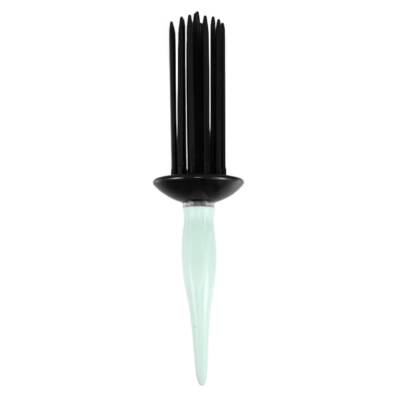 KAKOWELY Hair Styling Round Comb Green Portable Curl Shaping Tool Durable with Anti Frizz Feature
