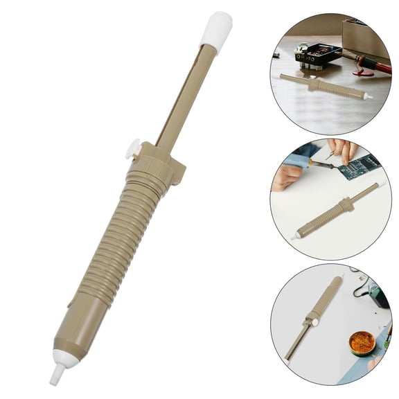KAKOWELY Handheld Soldering Tool Grey Manual Desoldering Pump for Precision Solder Removal