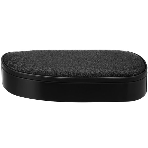 KAKOWELY Height Adjustable Car Armrest Box Black with Soft Elbow Pad and Extra Storage Space