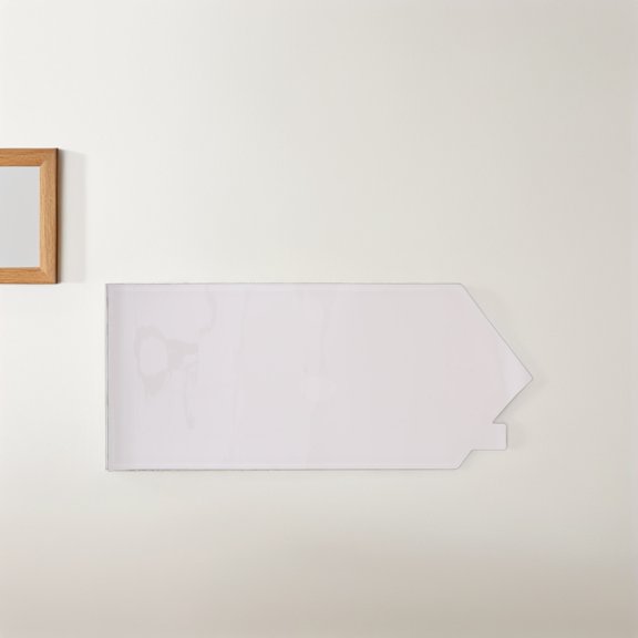KAKOWELY Shaped Foam Whiteboard, Dry Erase Writing Board for Home Office Notes, Messages and Daily Planning Display
