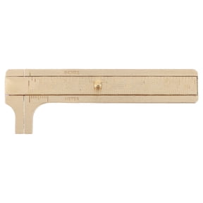 KAKOWELY Manual Brass Caliper with Dual Inch Centimeter Scale for Machinist Measuring Tasks