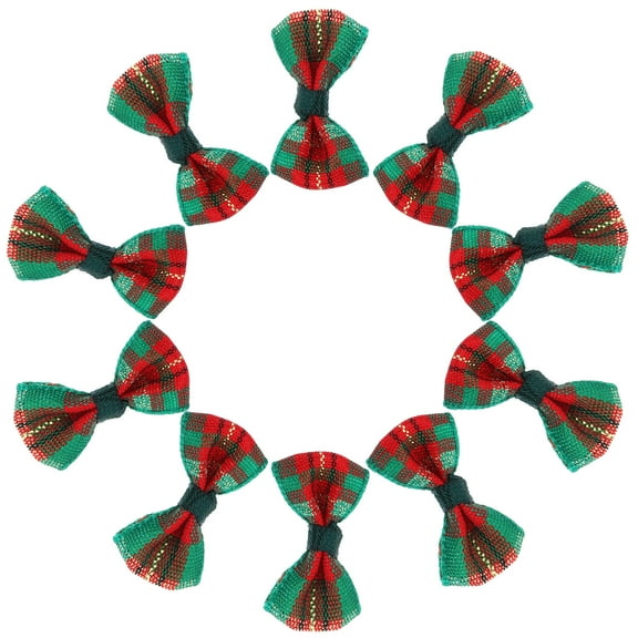 KAKOWELY Mini Craft Bows for Children Collectors Holiday Crafts 30Pcs