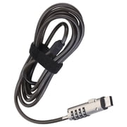 KAKOWELY Black Stainless Steel USB Interface Lock for Laptop Computer Anti-Theft Security, Portable Device Accessory
