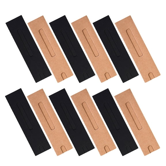 KAKOWELY Pen Sleeve Cover 50Pcs Beige Window Design for Writing Instruments Office Use