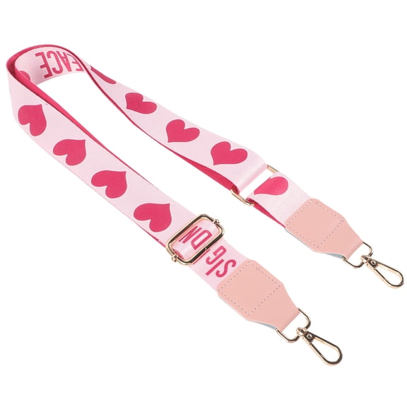 KAKOWELY Pink Gold Adjustable Replacement Shoulder Strap for Bags 1Pcs Simple and .8x1.5in