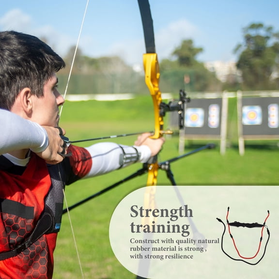 KAKOWELY Portable Archery Trainer Equipment with Screw Buckle Design for Easy Adjustment and Strength Training