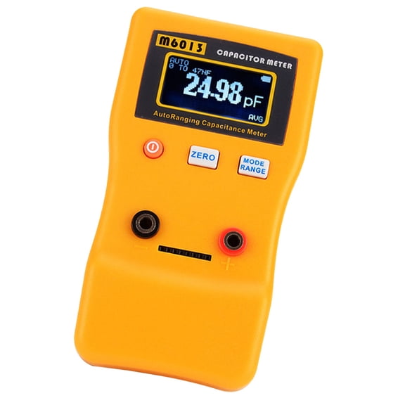 KAKOWELY Portable Capacitance Meter Capacitor Tester Device for Accurate Capacitor Measurement