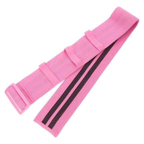 KAKOWELY Portable Resistance Band with Non- Rubber Grip for Effective Hip and Leg Workout Training
