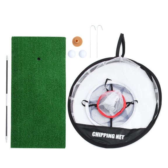 KAKOWELY Practice Net Collapsible Training Net Golf Equipment 1 Set 30X60CM Beginners Pitching Aid