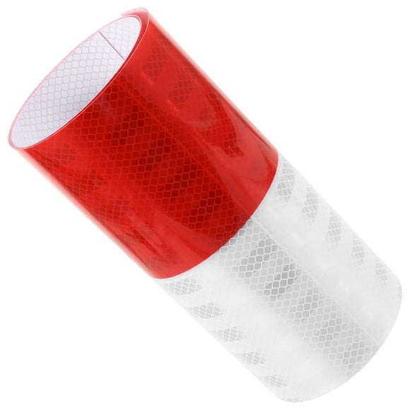 KAKOWELY Reflective Tape 1 Roll High Reflectivity Safety Warning Tear Resistance Fade Resistance Night Visibility