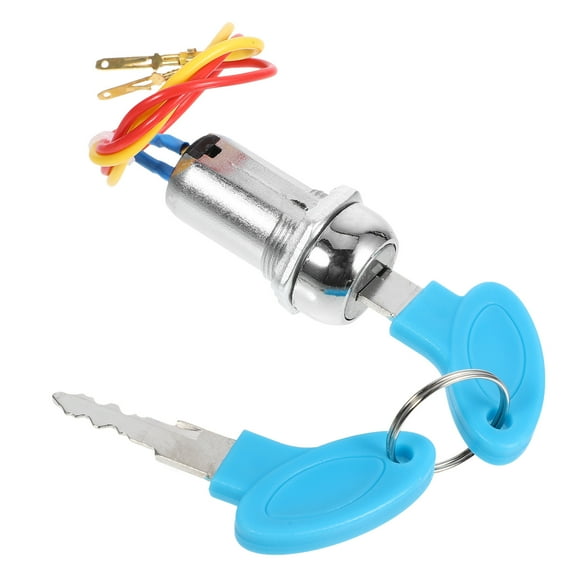 KAKOWELY Replacement Ignition Keyed Switch for Electric Scooter and Atv Rugged Iron and Rubber Build
