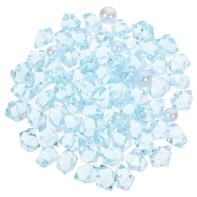 KAKOWELY Sky Blue Quartz Crystal Aquarium Rocks for Natural Environment Simulation