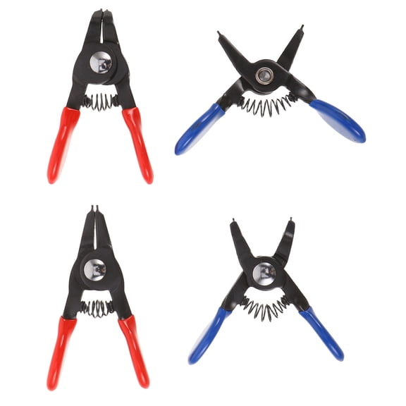 KAKOWELY Professional Snap Ring Pliers Set Heavy Duty Car Repair Tools Assorted Color