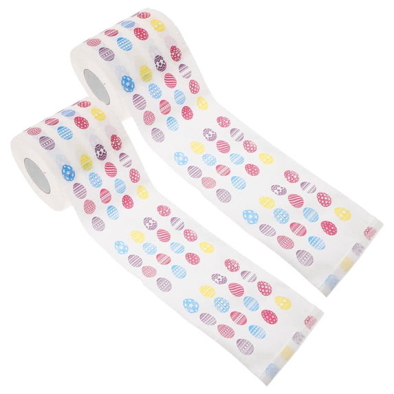 Easter Service Design KAKOWELY Soft Printed Toilet Paper Rolls with Easter Design, Bathroom ...