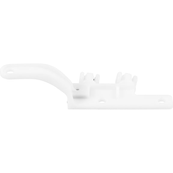 KAKOWELY Sturdy White Curtain Rail Track Rollers with Magnetic Sliding Pulley for Stability