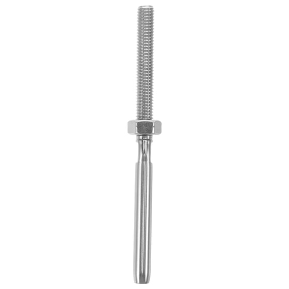 KAKOWELY Swage Threaded Stud Tension End 1Pcs Stainless Steel 316 Silver for Applications