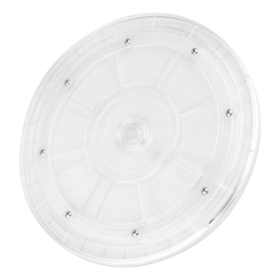 KAKOWELY Transparent Kitchen Supply Turntable with Smooth Surface and Anti Skid Feature