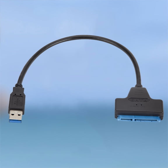 KAKOWELY USB to Hard Drive Adapter to USB Hard Drive Cable Copper Black 1Pcs for Computer Connection