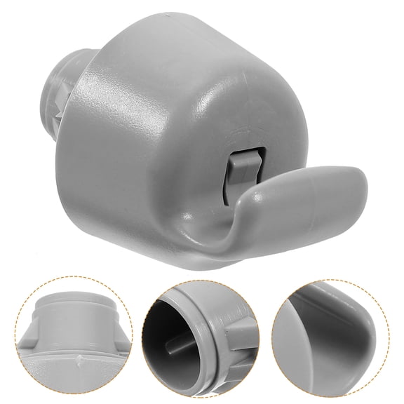 KAKOWELY Vehicle Sun Visor Latch Lock Grey Reliable Plastic Holder for Sunshade