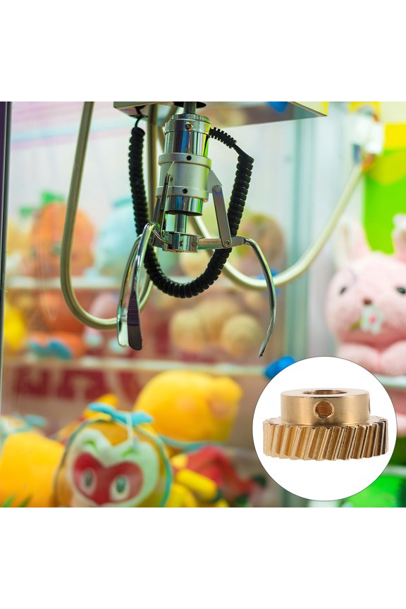 Vending Machine Set 1Pcs Metal Pinion Gear for Claw Machine Parts with Dual Hole Design