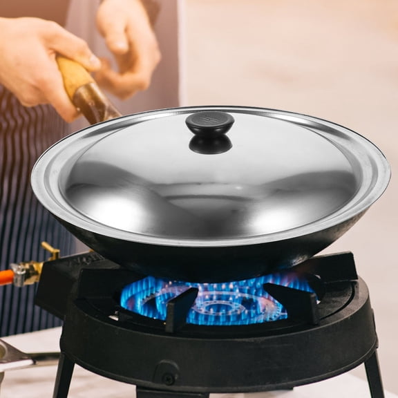 KAKOWELY Wear Resistant Stainless Steel Universal Pot Lid for Frying Pan and Wok Covers