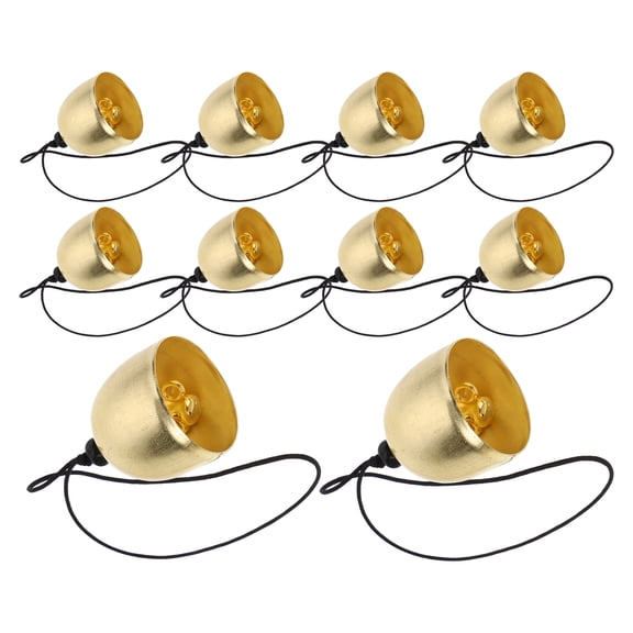 KAKOWELY Wind Chime Bells 10Pcs Copper Alloy Metal Bell Decoration for Bedroom Balcony Entrance Ornaments
