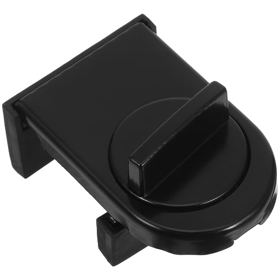 KAKOWELY Window Stoppers Security 1Pack Black Aluminium Alloy Sliding Window Lock Set Adjustable Limiter