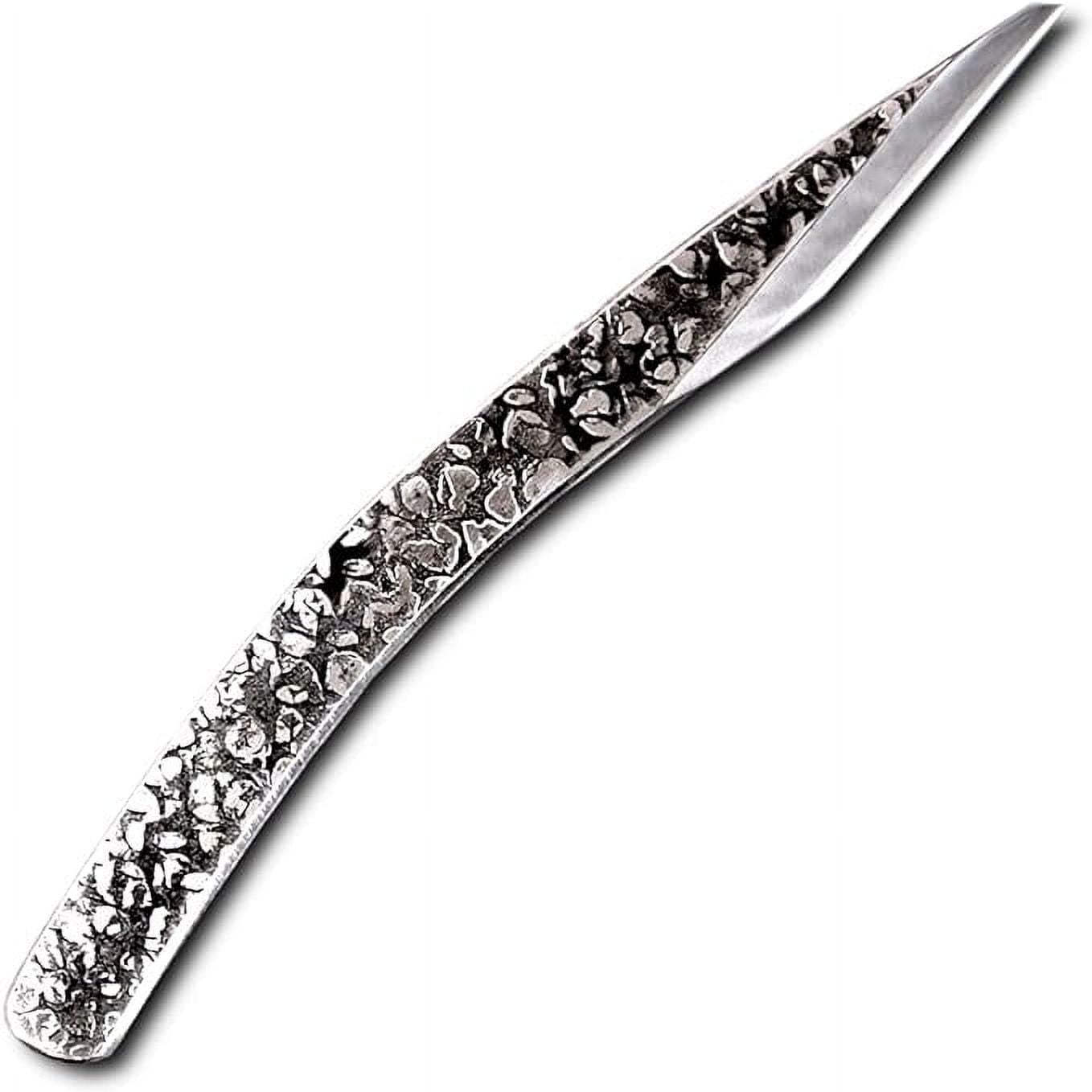 Kiridashi Katana Vakmanschapsmes van koolstofstaal, timmerwerk, hout, handgesmeed in Japan, zwart, 90 mm