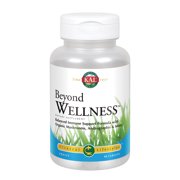 KAL Beyond Wellness | Balanced Immune Support with Vitamin C, Zinc, Echinacea, Organic Mushrooms, Andrographis & More | Lab Verified | 90 Tablets