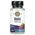 thumbnail image 1 of KAL Biotin, Mixed Berry, 5,000 mcg, 100 Micro Tablets, 1 of 5