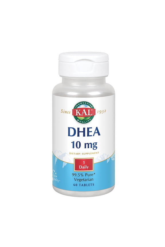 DHEA 10 mg | 99.5% Pure & Micronized | Healthy Balance & Aging Support Formula for Men & Women | Lab Verified & Vegetarian | 60 Tablets